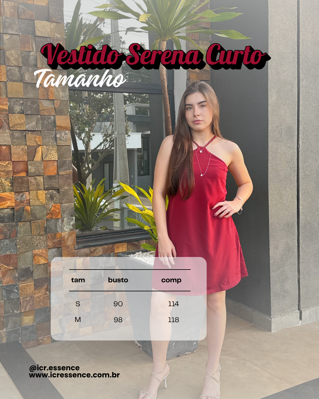 Vestido Rose Curto